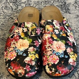 Drexlite floral mules